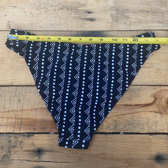 Cupshe Swim Nwt Tropical Heat Cupshe Black And White Bikini Bottoms